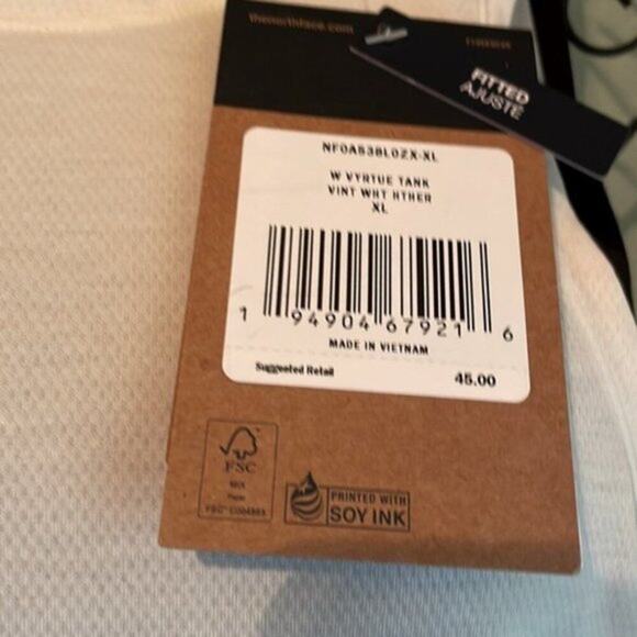 The North Face Workout Muscle Tank White XL - Picture 5 of 7